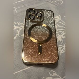 Apple Glitter Gold iPhone Case